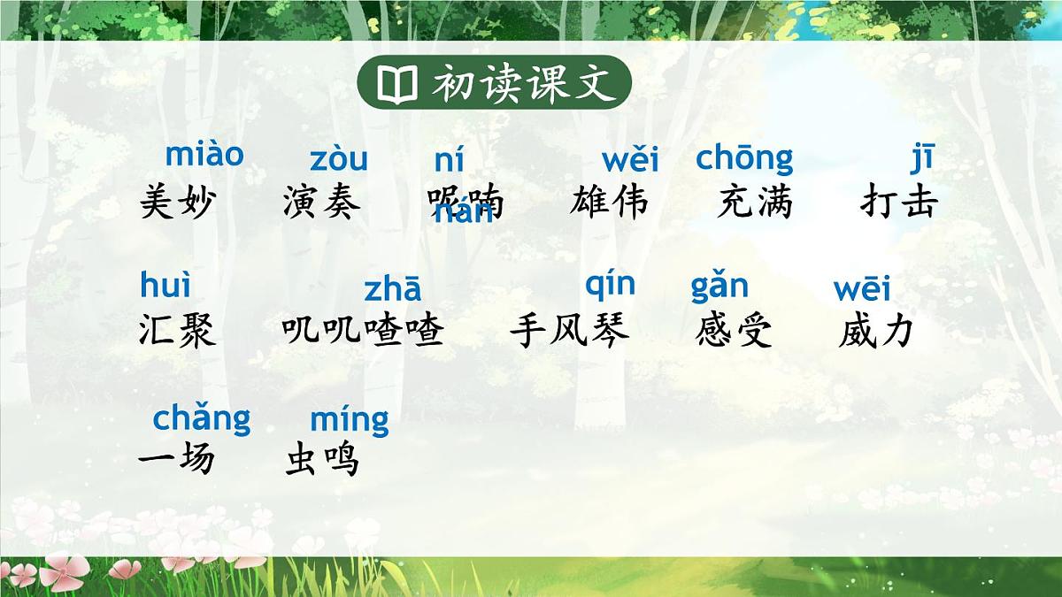 21 大自然的声音【教案匹配版】第3页