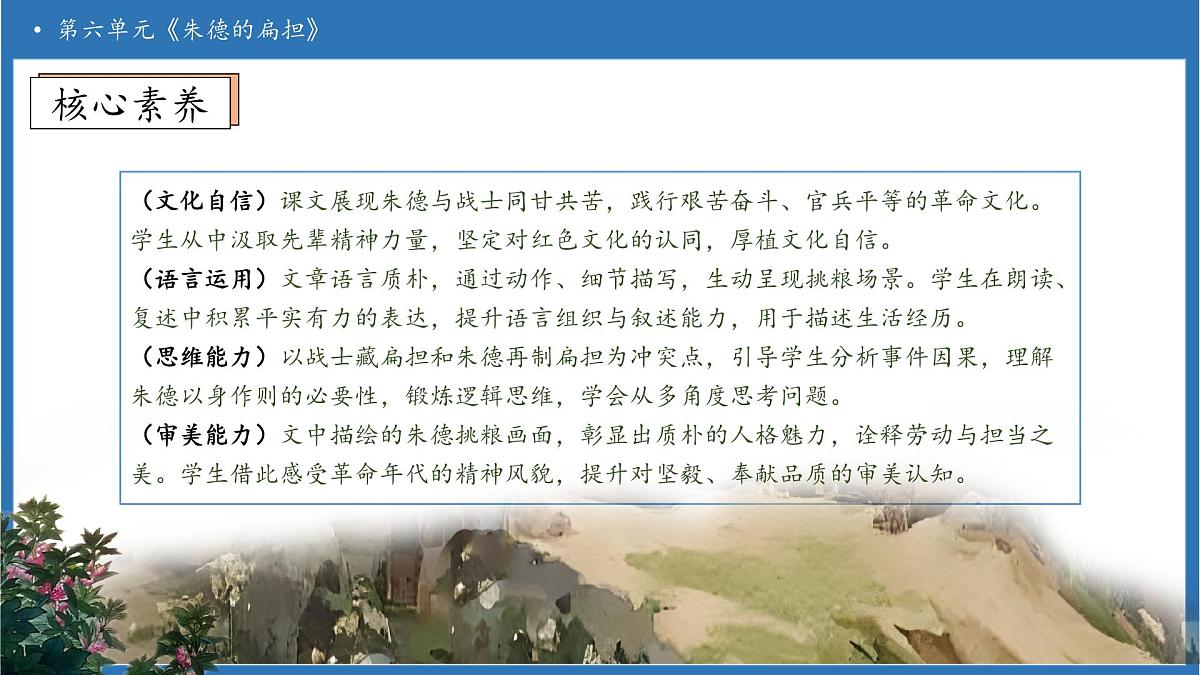 【任务型备课】统编版语文二上-15. 朱德的扁担（第2课时）（课件）第4页