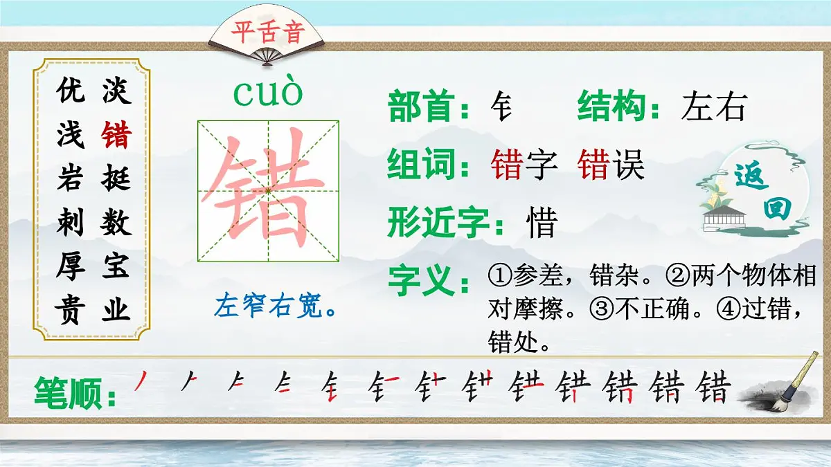 16 富饶的西沙群岛（生字讲解）第6页