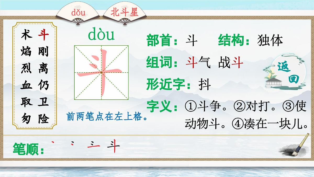 25 手术台就是阵地（生字讲解）第4页