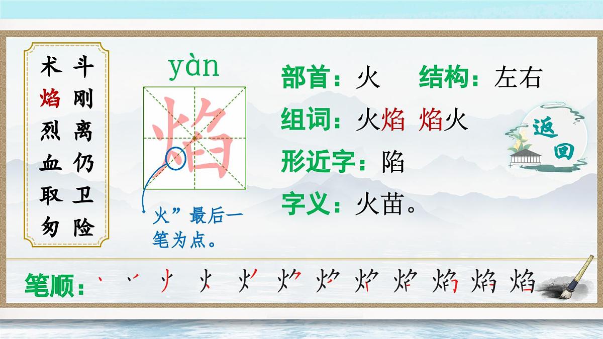 25 手术台就是阵地（生字讲解）第5页