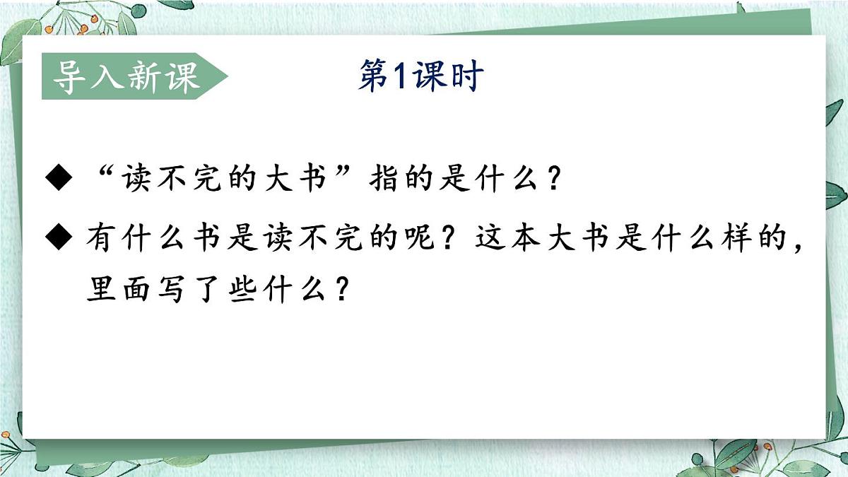 22 读不完的大书【教案匹配版】第2页