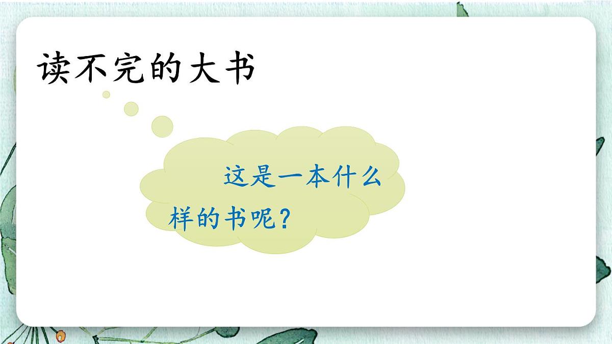 22 读不完的大书【教案匹配版】第3页