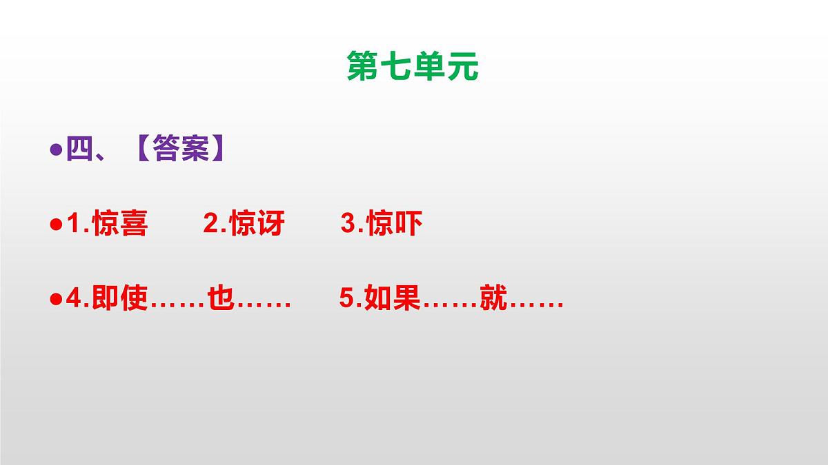 （新）人教部编版三年级语文上册第七单元检测试卷参考答案及解析PPT第7页