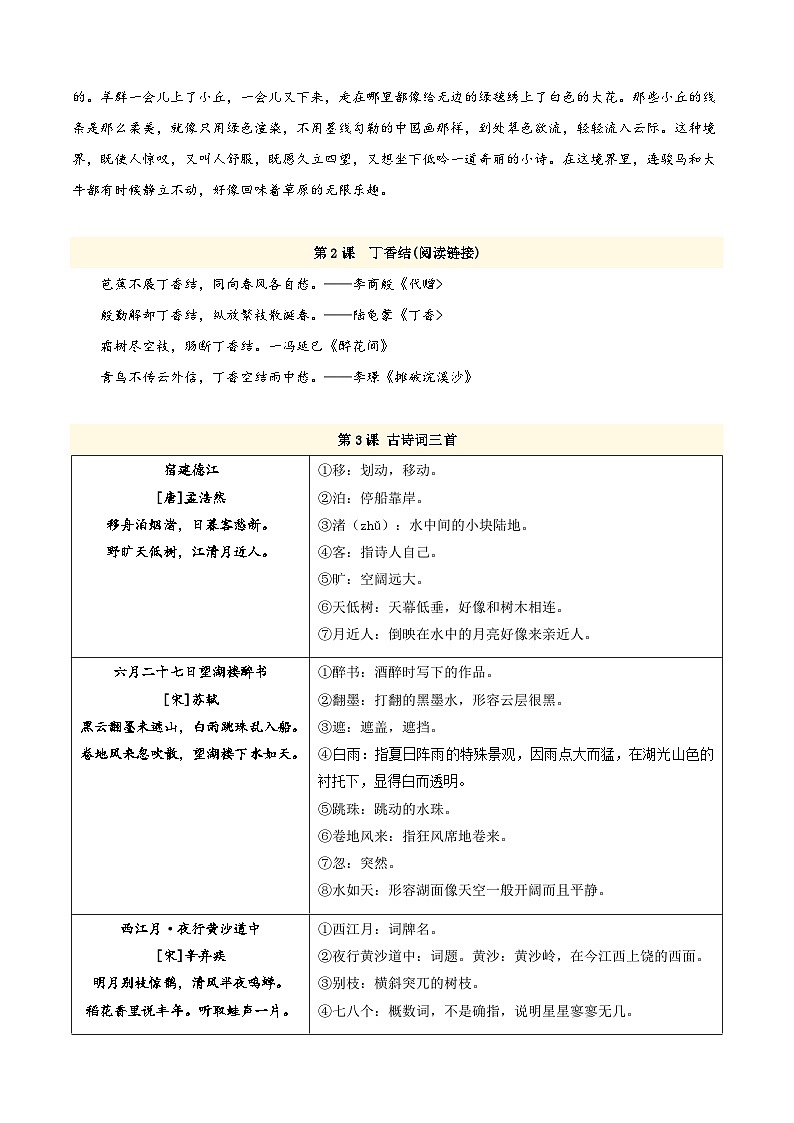 期中复习训练专题04 课文默写及日积月累（原卷+答案）2025-2026学年六年级语文上学期（统编版）第2页