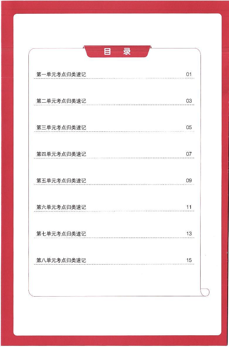 2025年6年级上册语文《单元考点归类速记》知识点（无答案）第2页