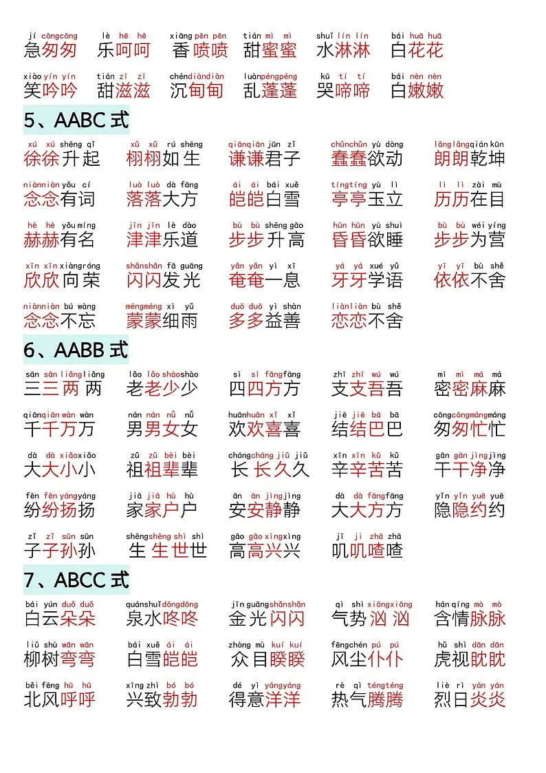 一年级语文下学期晨读晚背知识点学案第3页