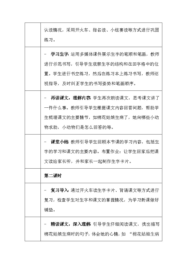 【新教材】统编版（2024）一年级下册语文第八单元 阅读（18-20课）教案第3页