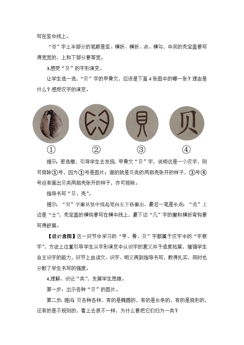 统编版小学语文二年级下册（2024）3 “贝”的故事 教案第3页