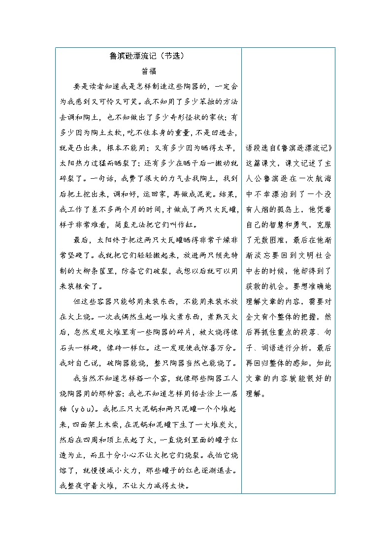【第二单元-核心素养阅读-外国名著（课外阅读）】练习及答案统编版六年级语文下册第2页
