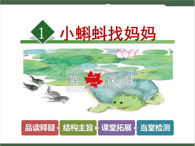1《小蝌蚪找妈妈》课件01