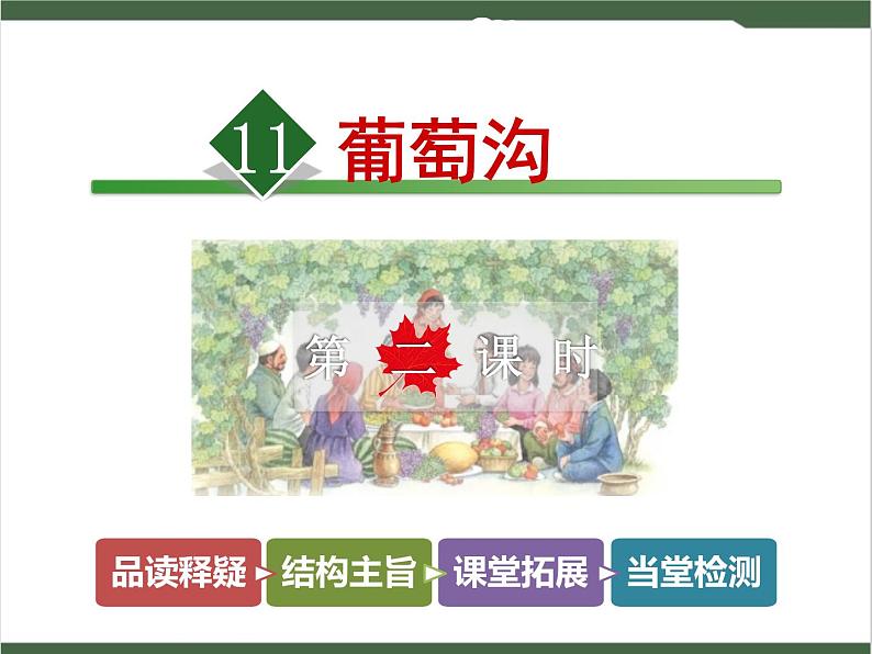 11《葡萄沟》课件01