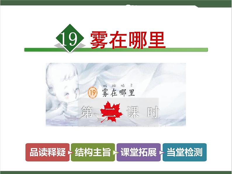 19《雾在哪里》课件01