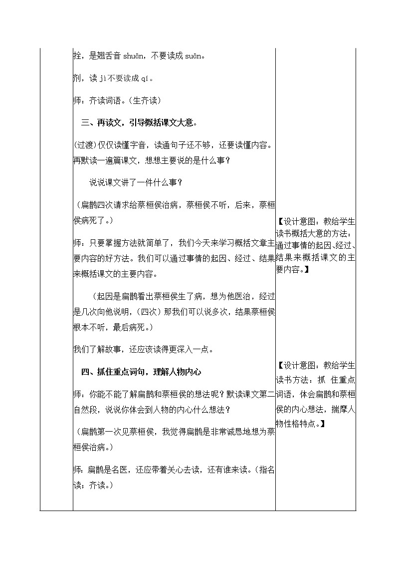 27《故事二则》教学设计  教案03