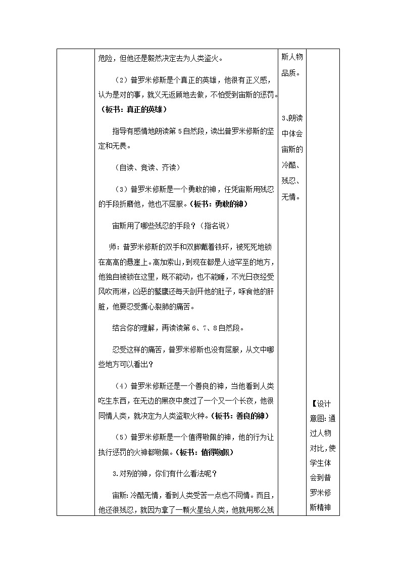 14《普罗米修斯》第二课时教学设计03
