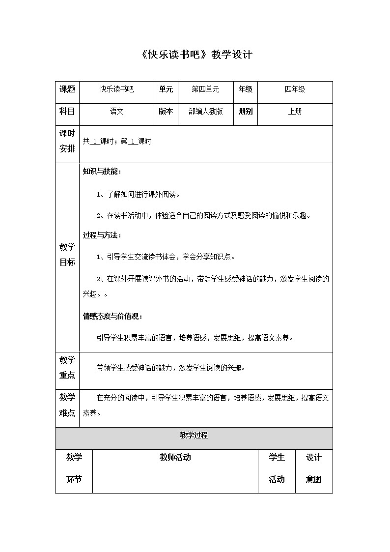 《快乐读书吧》教学设计01