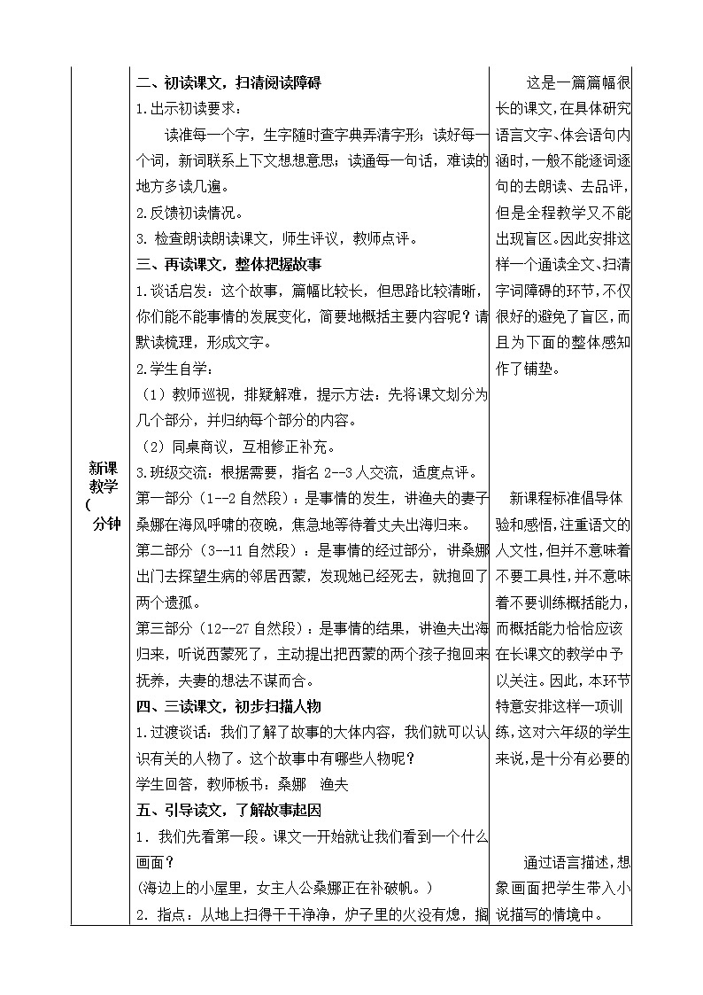 13《穷人》教学设计 教案02