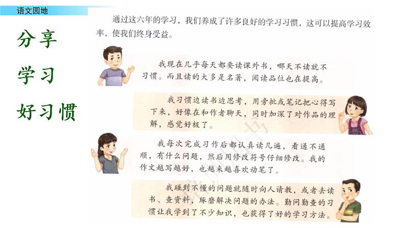 部编版语文六年级下册：第五单元 语文园地 PPT课件03