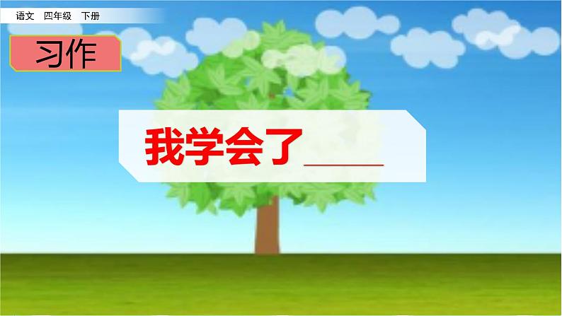 第六单元. 习作：我学会了_______ 课件07