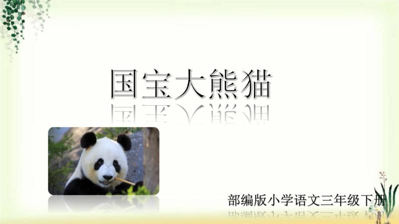第七单元《习作：国宝大熊猫》精品课件01