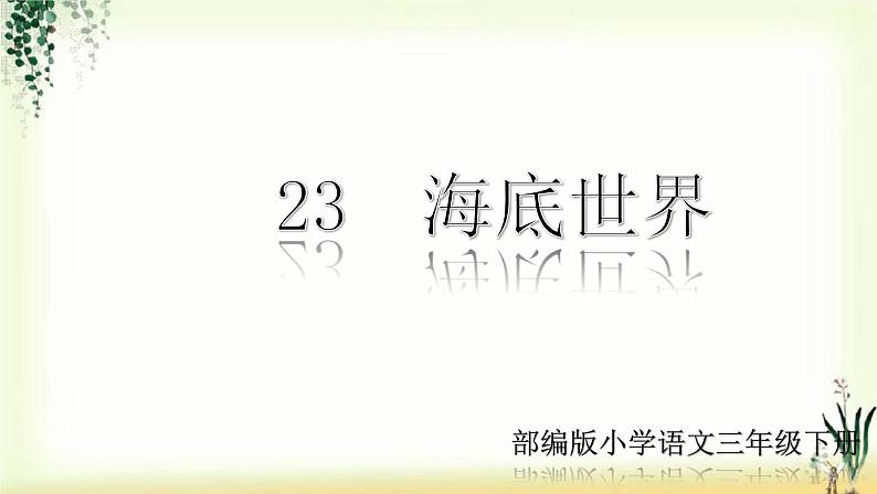 23《海底世界》精品课件02