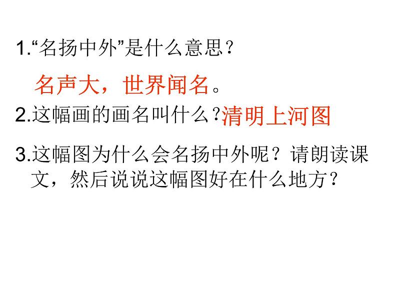 12 一幅名扬中外的画 教学课件第2页