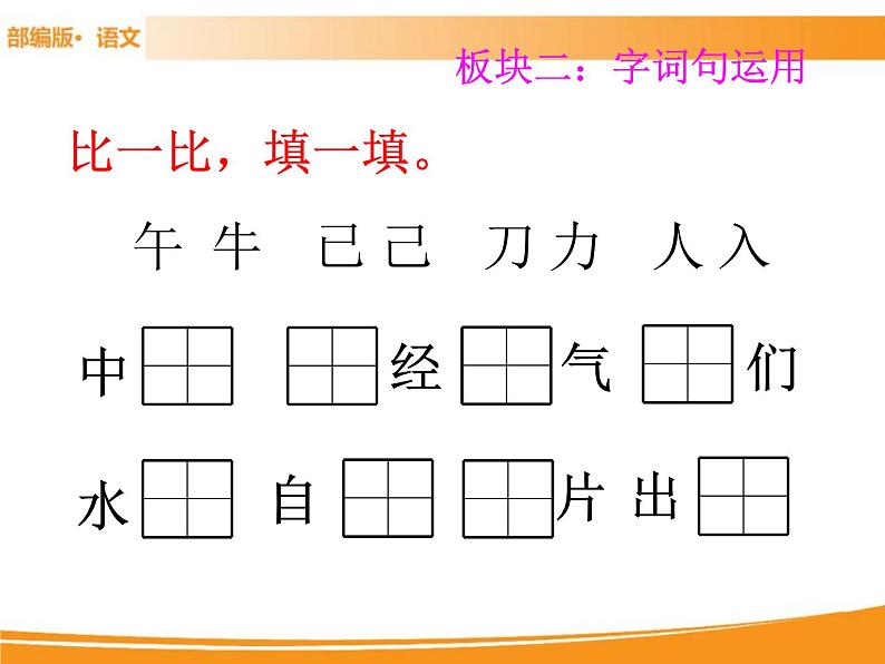 人教部编版语文一年级下册 第七单元 语文园地 课件04