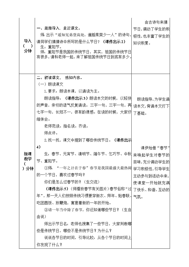 识字2 传统节日 教案02