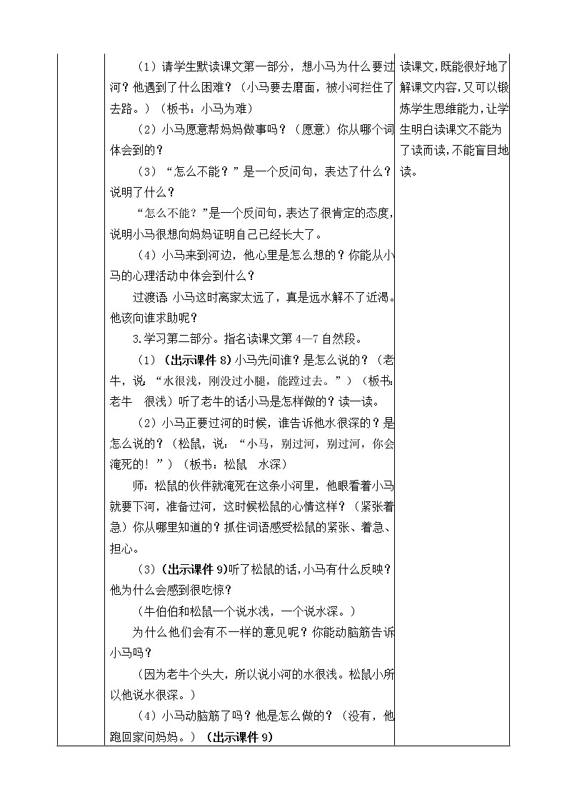 14 小马过河 教案03