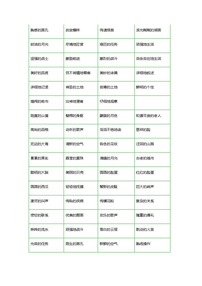部编版二年级下册语文《词语搭配测试卷》带词语搭配合理第3页