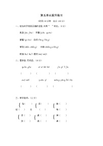 二年级下册课文4综合与测试优秀巩固练习