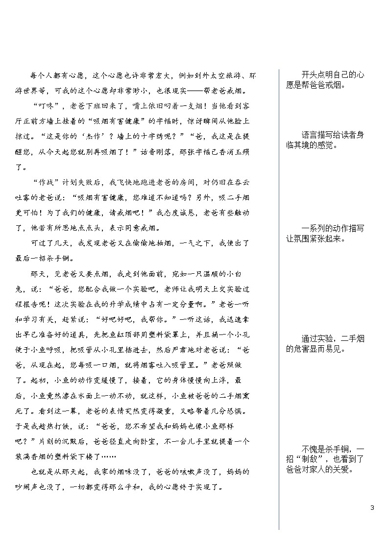 部编语文六下 习作：心愿 优秀教案03