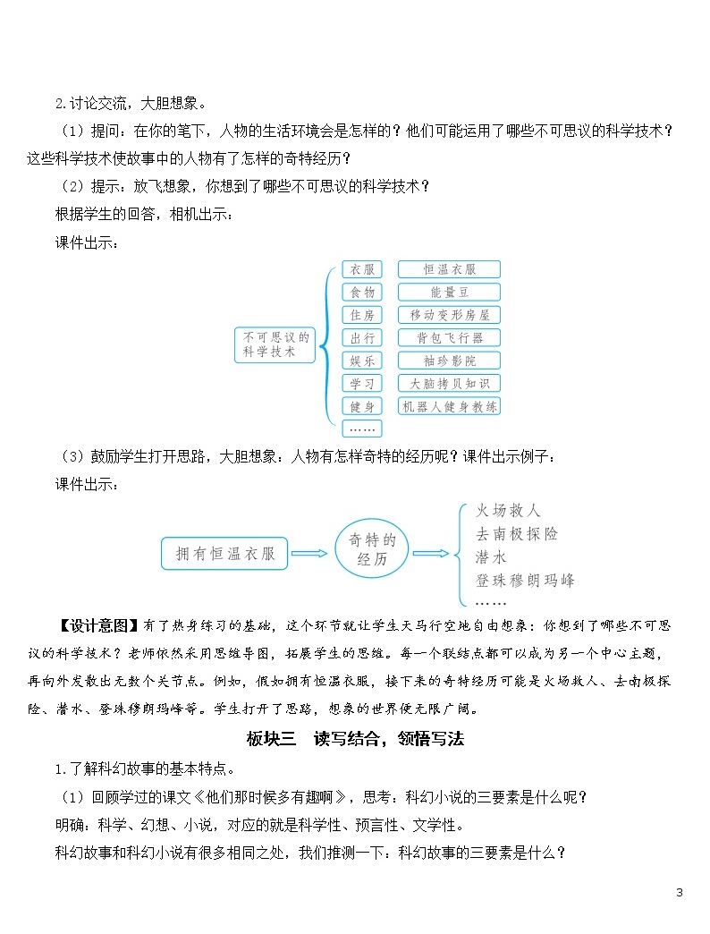 部编语文六下 习作:插上科学的翅膀飞 优秀教案03