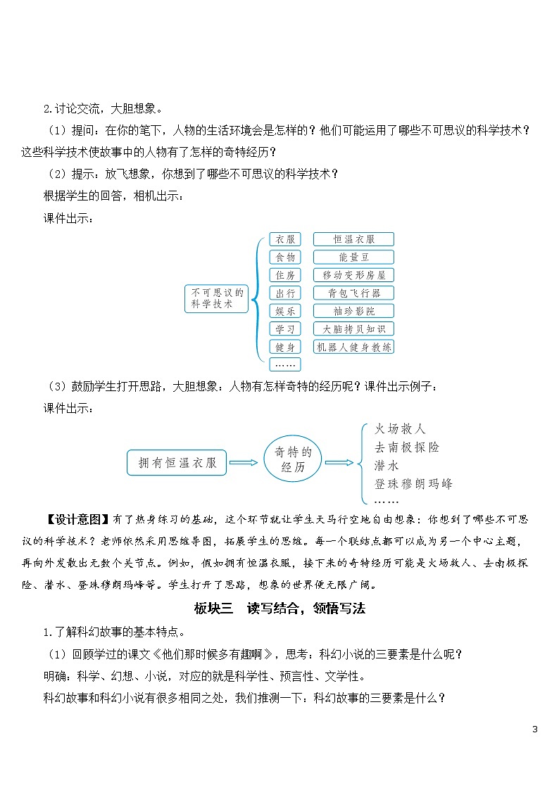 部编语文六下 习作：插上科学的翅膀飞 优秀教案03