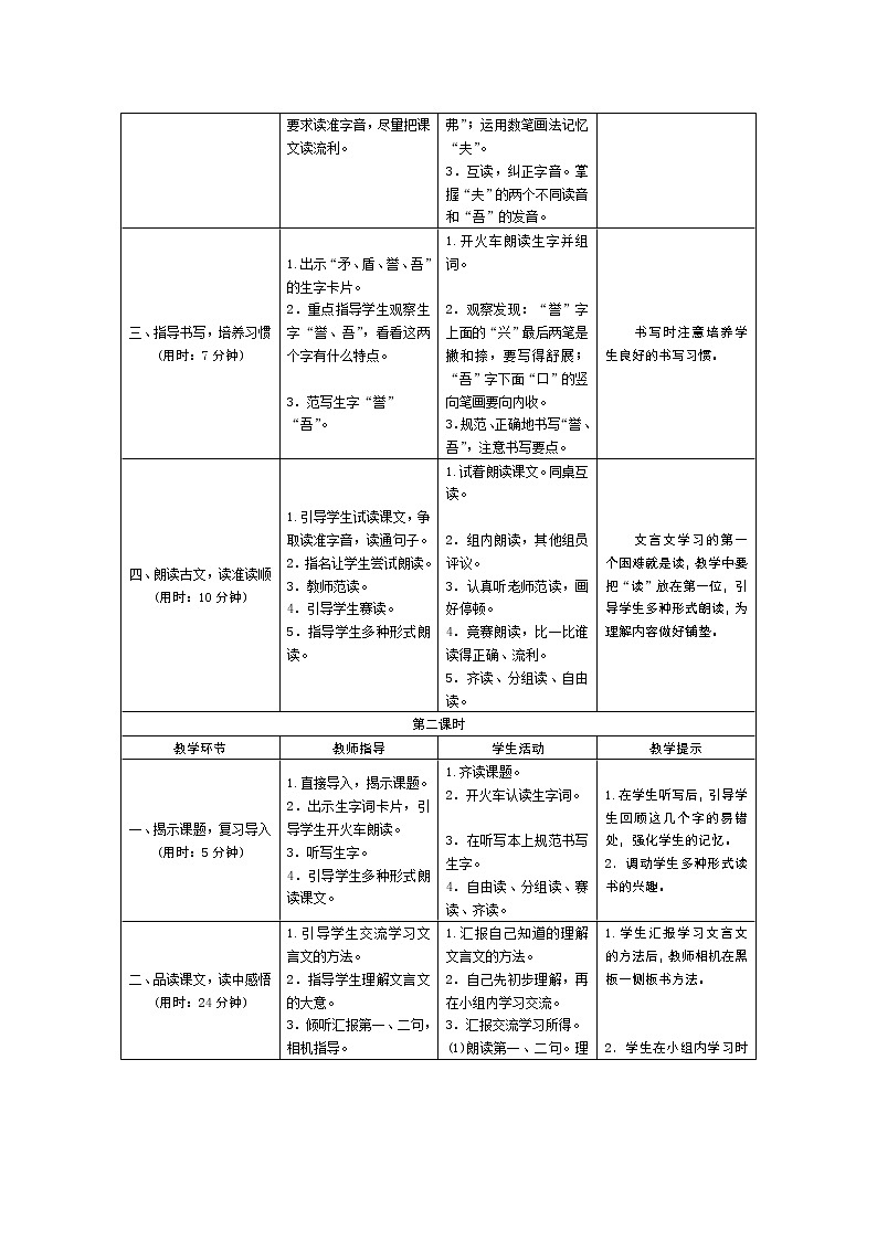 15 自相矛盾 导学案02