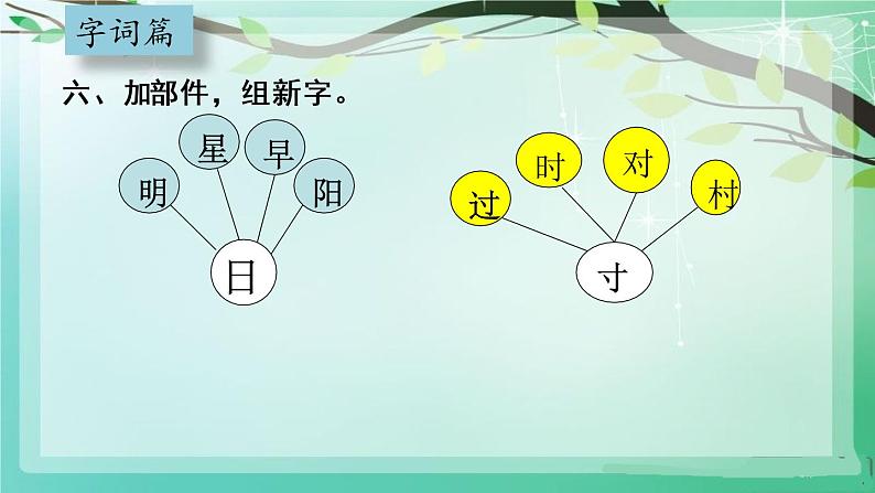 部编版一下语文期末复习之第二单元复习 课件07