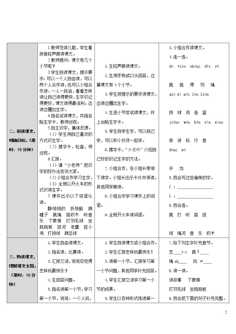 7.怎么都快乐 导学案02