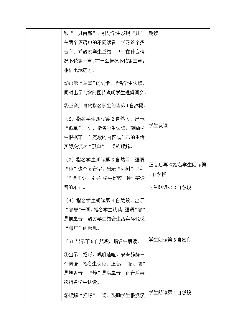 6、树和喜鹊 教学设计（含反思）03