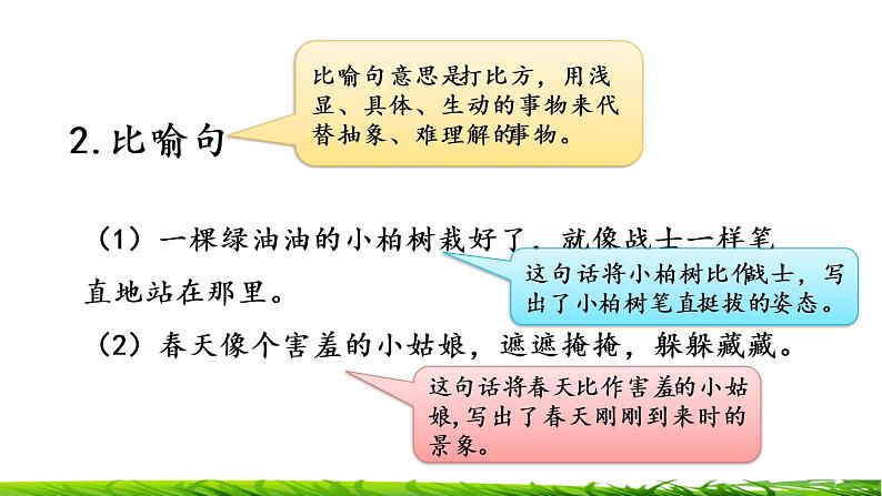 二年级上册语文专项复习课件：句子04