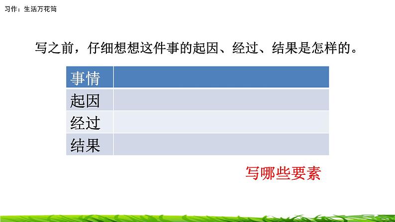 第五单元《习作：生活万花筒》课件06