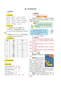 小学语文识字（一）本单元综合与测试免费学案