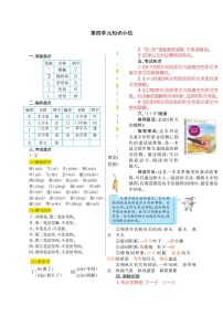 小学语文人教部编版 (五四制)一年级上册课文 1本单元综合与测试免费导学案