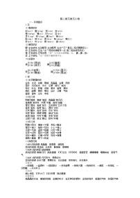 小学语文人教部编版 (五四制)三年级上册第二单元本单元综合与测试课后复习题