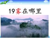 19雾在哪里（第一课时）原创优质课件