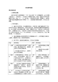 语文五年级上册第一单元本单元综合与测试学案及答案