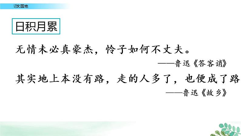 第八单元《语文园地》课件第3页