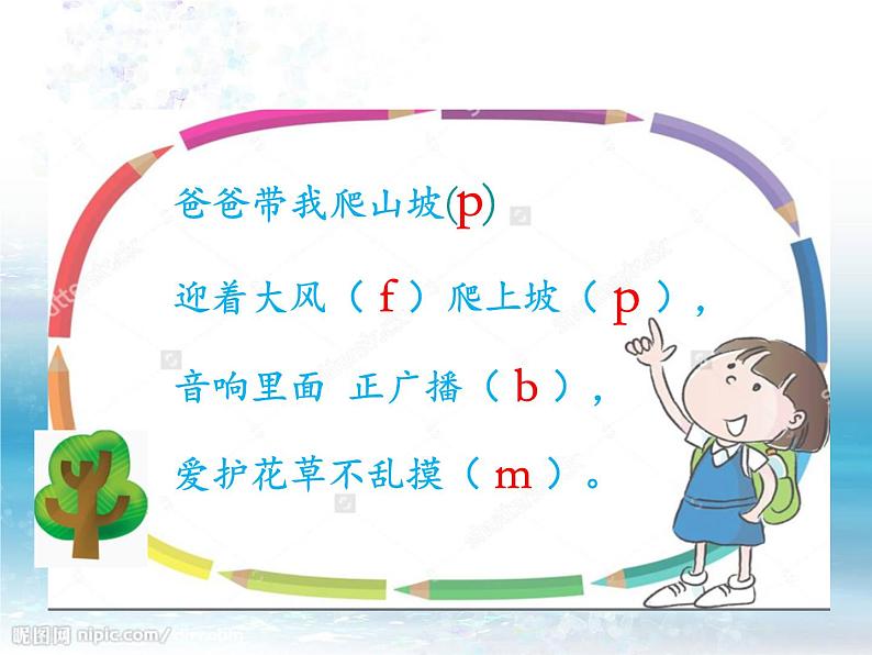 一年级上册第二单元汉语拼音3 bpmf 课件第4页