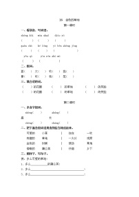 人教部编版三年级上册16 金色的草地当堂检测题