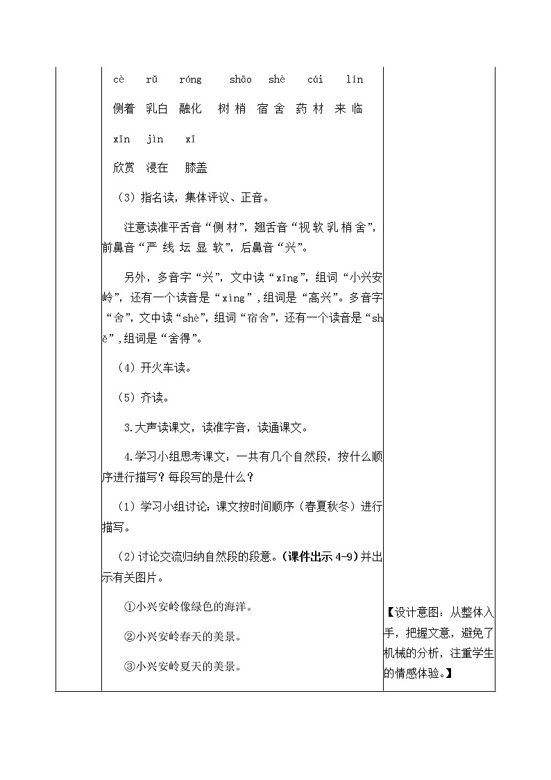 20 美丽的小兴安岭 教案03