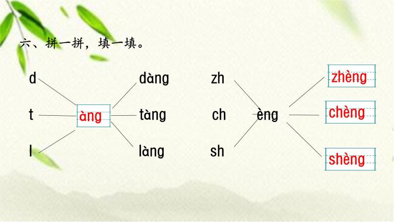 一年级语文上册知识点专项复习课件07